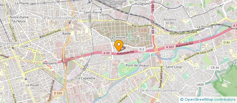 localisation de l'entreprise ASA CAMPAGNE LE MARQUIS à MARSEILLE