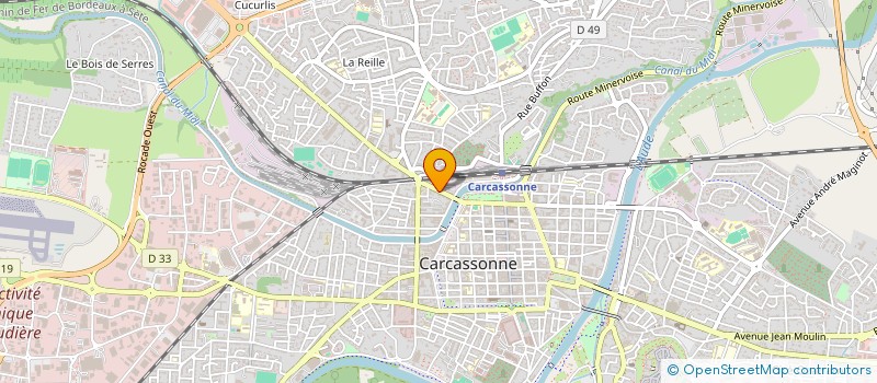localisation de l'entreprise ASA CARCASSONNE à CARCASSONNE