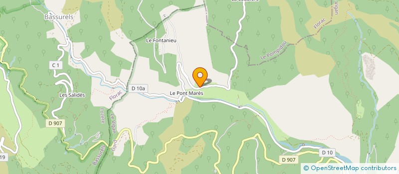 localisation de l'entreprise ASA CHEMIN RURAL DE POMARET à SAINT-ANDRE-DE-VALBORGNE