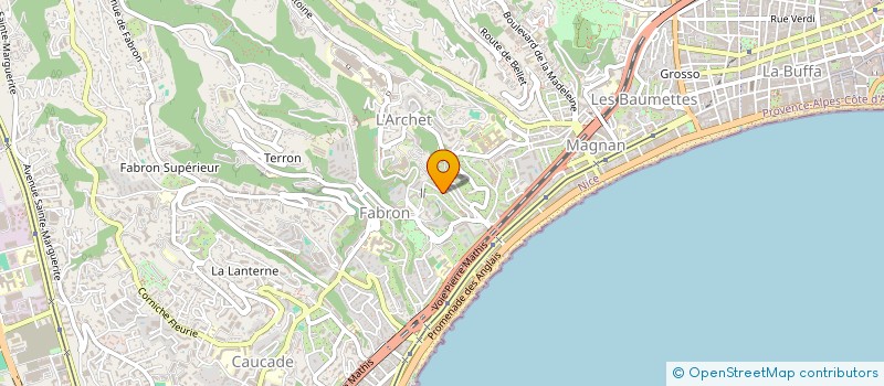 localisation de l'entreprise ASA CONSEIL à NICE