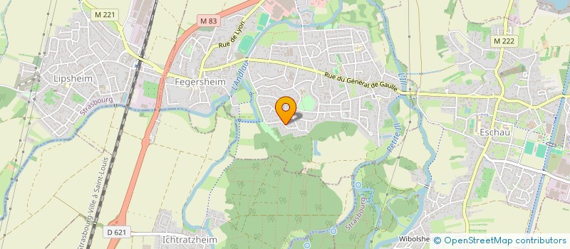 localisation de l'entreprise ASA CONSULTANCE  FEGERSHEIM