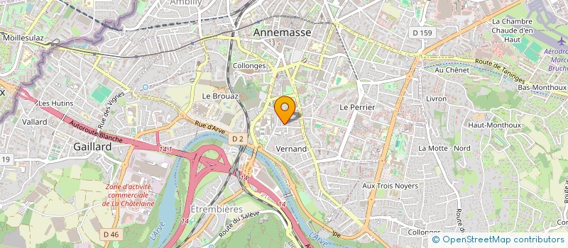 localisation de l'entreprise ASA CONSULTING  ANNEMASSE