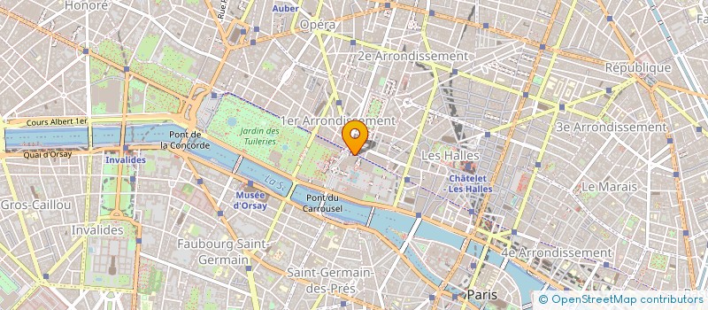 localisation de l'entreprise ASA CSM FINANCES à PARIS