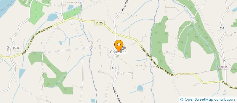 localisation de l'entreprise ASA D'IRRIGATION D'ANGEVILLE  ANGEVILLE