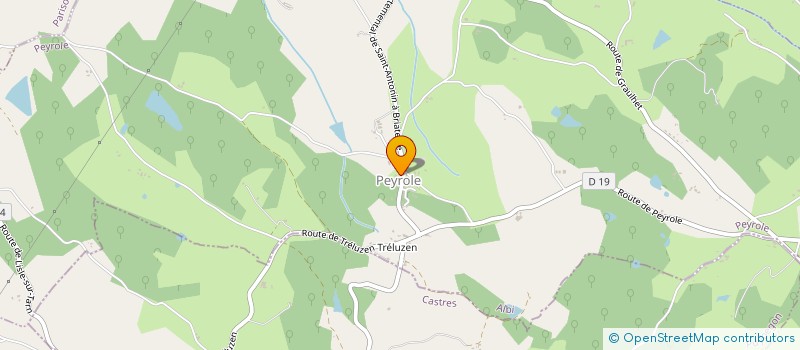 localisation de l'entreprise ASA D'IRRIGATION DE PARISOT  PARISOT