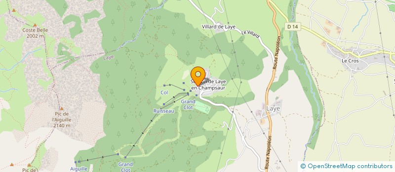 localisation de l'entreprise ASA D IRRIGATION PAR ASPERSION  SAINT-LAURENT-DU-CROS