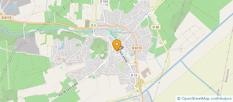 localisation de l'entreprise ASA DE CONTRAC-MEYRANNES à BELLEGARDE