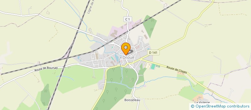 localisation de l'entreprise ASA DE DRAINAGE DE DROUE à DROUE