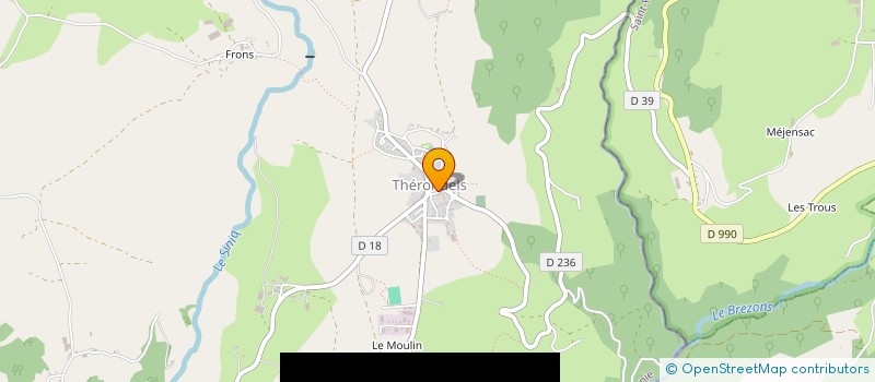 localisation de l'entreprise ASA DE DRAINAGE DE MUR DE BARREZ  THERONDELS