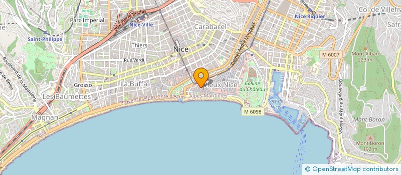 localisation de l'entreprise ASA DE L'AVENUE DELPHINE SUPERIEURE à NICE