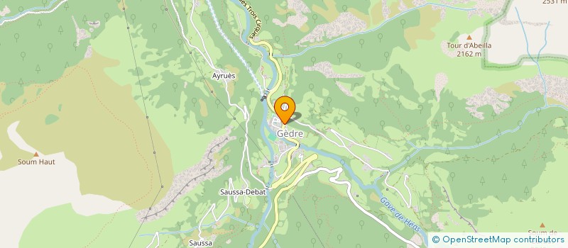 localisation de l'entreprise ASA DE L'YZE INFERIEUR à LUZ-SAINT-SAUVEUR