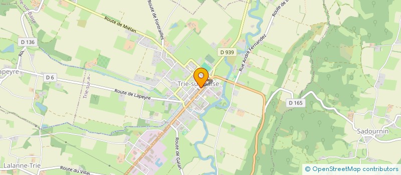 localisation de l'entreprise ASA DE LA BAISOLE  PUYDARRIEUX