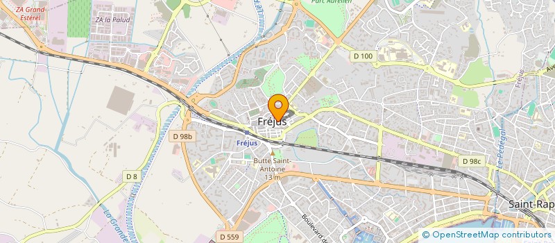 localisation de l'entreprise ASA DE LA BASSE VALLEE ARGENS à FREJUS