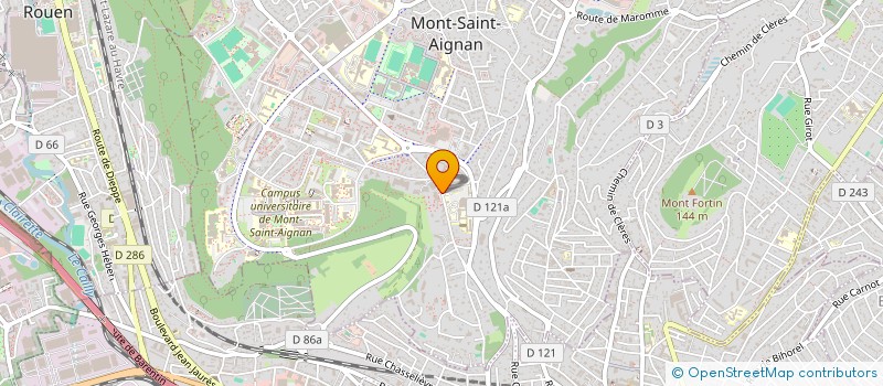 localisation de l'entreprise ASA DE LA RUE ROBERT  MONT-SAINT-AIGNAN