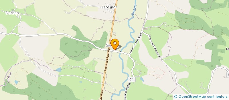 localisation de l'entreprise ASA DE LAMAGUERE à LAMAGUERE