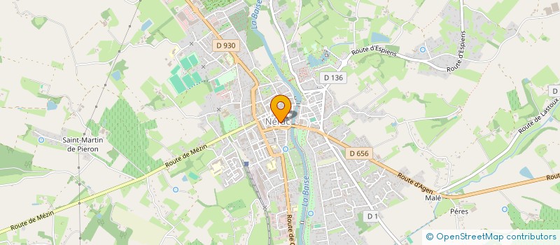 localisation de l'entreprise ASA DE NAZARETH  NERAC