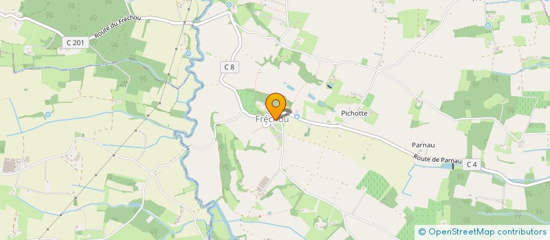 localisation de l'entreprise ASA DE RECAILLEAU à FRECHOU