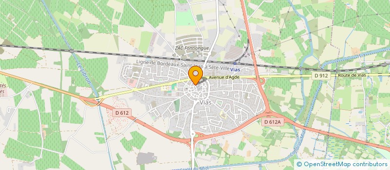 localisation de l'entreprise ASA DEFENSE CONTRE LA MER VIAS à VIAS