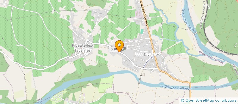 localisation de l'entreprise ASA DEFENSE DES RIVES DU GARDON D'ANDUZE à RIBAUTE-LES-TAVERNES