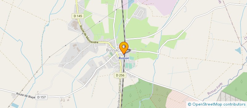 localisation de l'entreprise ASA DEFENSE LUTTE INCENDIE DE FORETS  BUSSAC-FORET