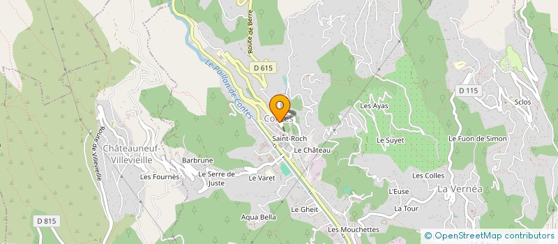 localisation de l'entreprise ASA DES ARROSANTS DU PAILLON  CONTES