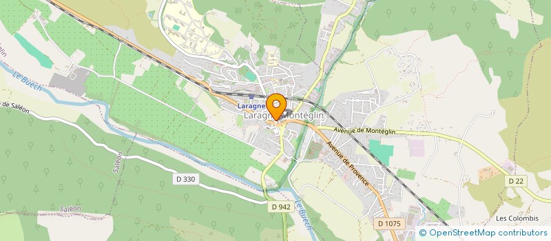 localisation de l'entreprise ASA DES CANAUX SECONDAIRES  LARAGNE-MONTEGLIN