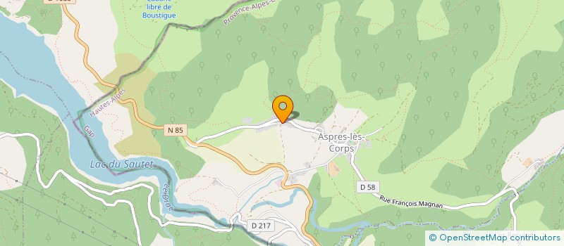 localisation de l'entreprise ASA DES DIGUES ET DES CANAUX DE LACHAUX  SAINT-JACQUES-EN-VALGODEMARD