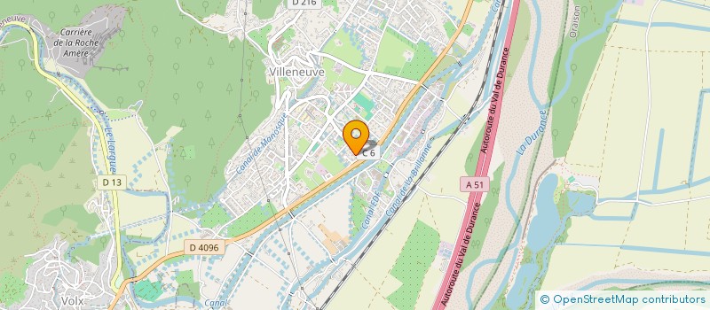 localisation de l'entreprise ASA DES FOSSES DE VILLENEUVE  VILLENEUVE
