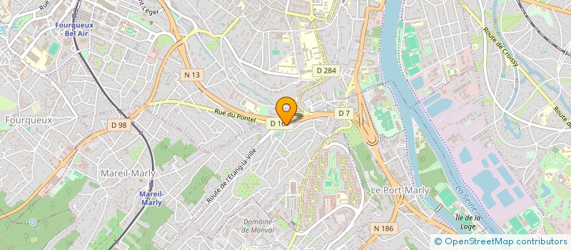 localisation de l'entreprise ASA DES PROPRIETAIR DU DOM GRANDCHAMP à LE PECQ