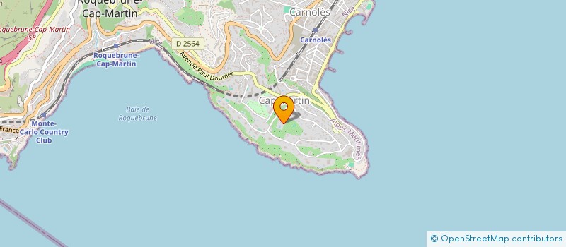 localisation de l'entreprise ASA DES PROPRIETAIRES DE CAP-MARTIN à ROQUEBRUNE CAP MARTIN