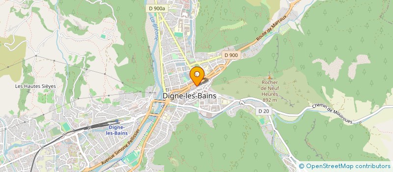 localisation de l'entreprise ASA DIAS à DIGNE-LES-BAINS