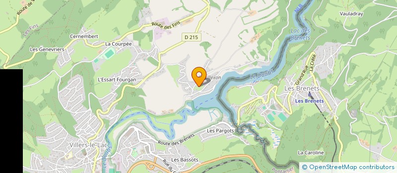 localisation de l'entreprise ASA DODANE MAISON CARREE  VILLERS-LE-LAC