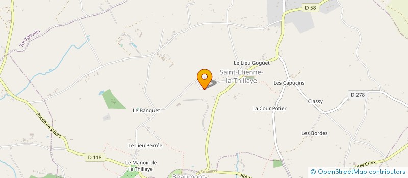 localisation de l'entreprise ASA DRAINAGE ASSAINISST DE LA TOUQUES à SAINT-ETIENNE-LA-THILLAYE
