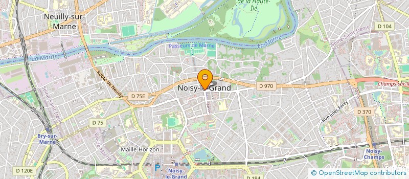 localisation de l'entreprise ASA DRAINAGE DE LA GRENOUILLERE à NOISY-LE-GRAND