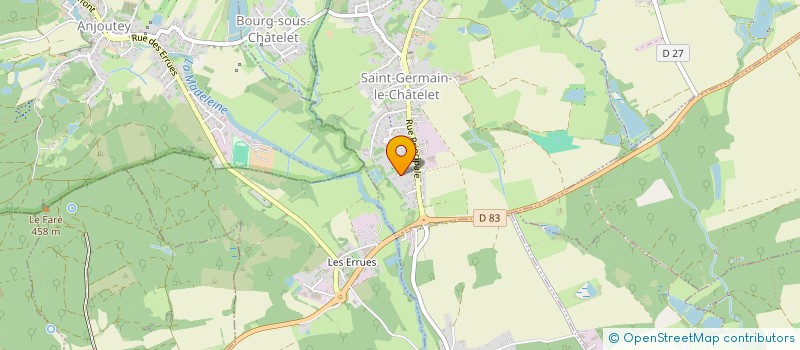 localisation de l'entreprise ASA DU BOIS BRUNOT à ROUGEMONT-LE-CHATEAU
