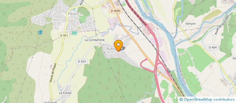 localisation de l'entreprise ASA DU CANAL DE BOUISSAYE  SAINT-VINCENT-SUR-JABRON