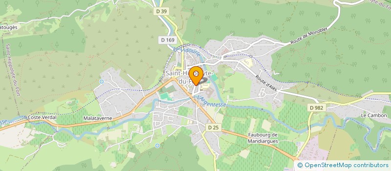 localisation de l'entreprise ASA DU CANAL DE BOUZIGAUD à CROS