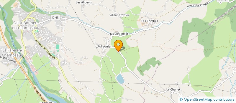 localisation de l'entreprise ASA DU CANAL DE HAUT BUISSARD  BUISSARD