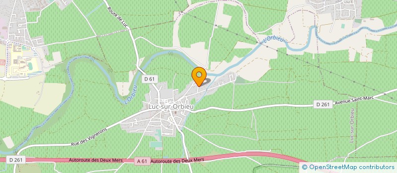 localisation de l'entreprise ASA DU CANAL DE LUC à LUC-SUR-ORBIEU