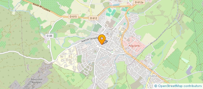 localisation de l'entreprise ASA DU CANAL DE THUIR  THUIR