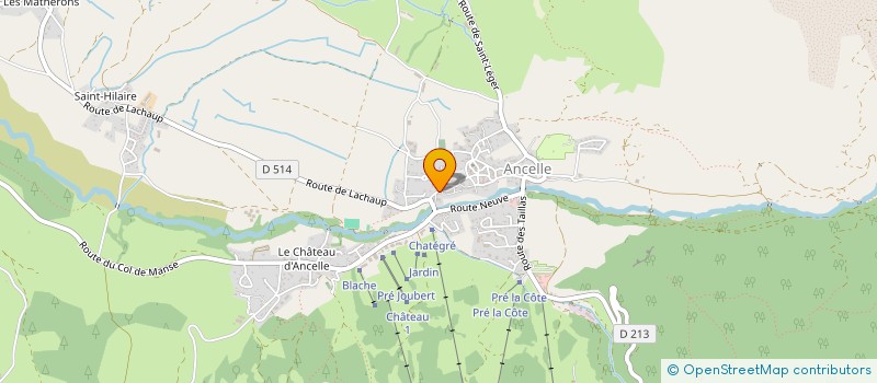 localisation de l'entreprise ASA DU CANAL DU BEAL NEUF  CHABOTTES