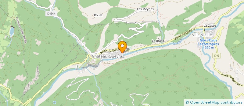 localisation de l'entreprise ASA DU CANAL DU BRASQ  CHATEAU-VILLE-VIEILLE