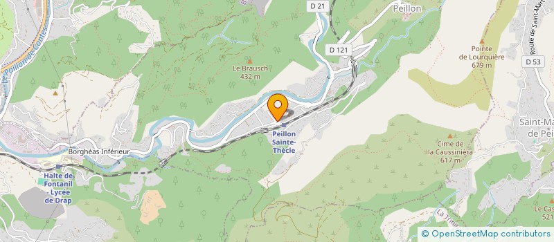 localisation de l'entreprise ASA DU CHEMIN D'UEIRA à PEILLE