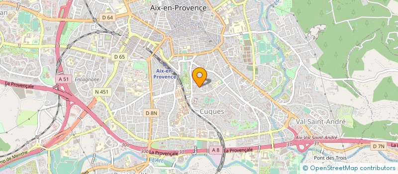 localisation de l'entreprise ASA DU CLOS CANGINA à AIX-EN-PROVENCE