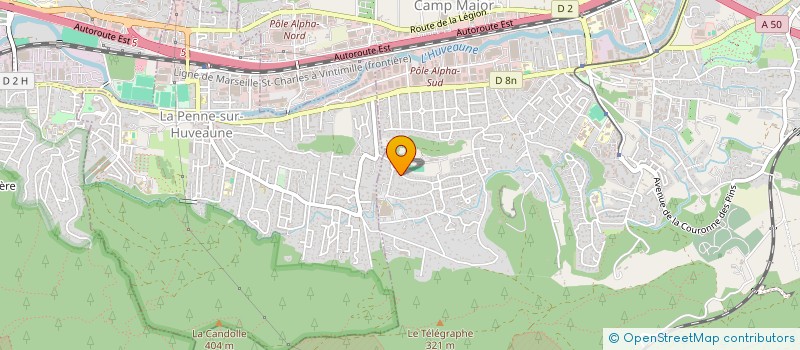 localisation de l'entreprise ASA DU CLOS RUFISQUE à AUBAGNE