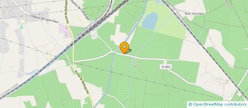 localisation de l'entreprise ASA DU DOMAINE DE CAMPUGET à MANDUEL