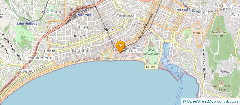 localisation de l'entreprise ASA DU DOMAINE DES PRINCES à NICE