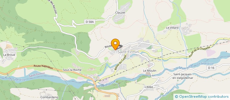 localisation de l'entreprise ASA DU FOUR DE L ESPARCELET à SAINT-FIRMIN