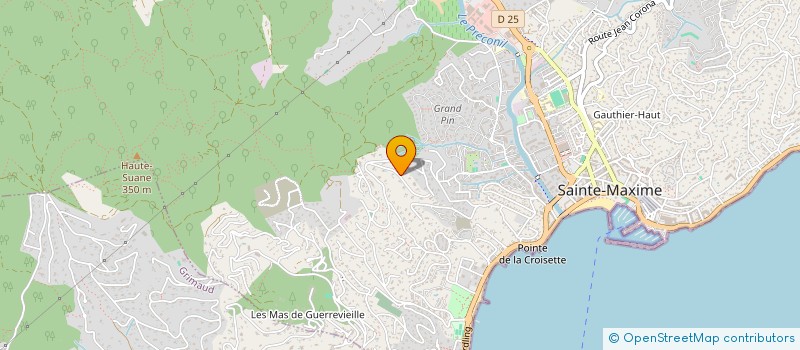 localisation de l'entreprise ASA DU GRAND SOULEYAS à SAINTE-MAXIME