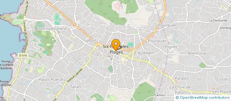 localisation de l'entreprise ASA DU LOTISSEMENT DU PONT DU BRUSC à SIX-FOURS-LES-PLAGES
